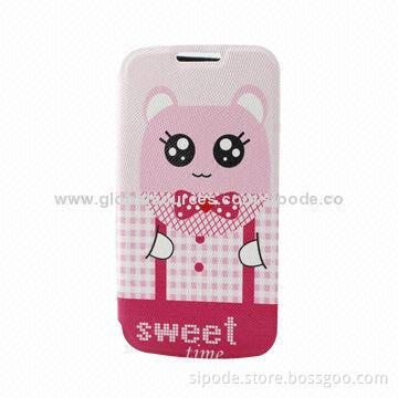 Flip leather case for Samsung Galaxy S4 Mini
